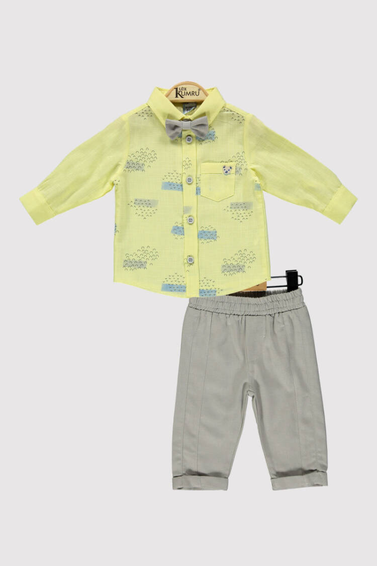 Baby Boy Bird Wavy Suit 6-18M - Brand: Kumru Bebe - Kids & Baby Clothes Wholesale - Globality Store