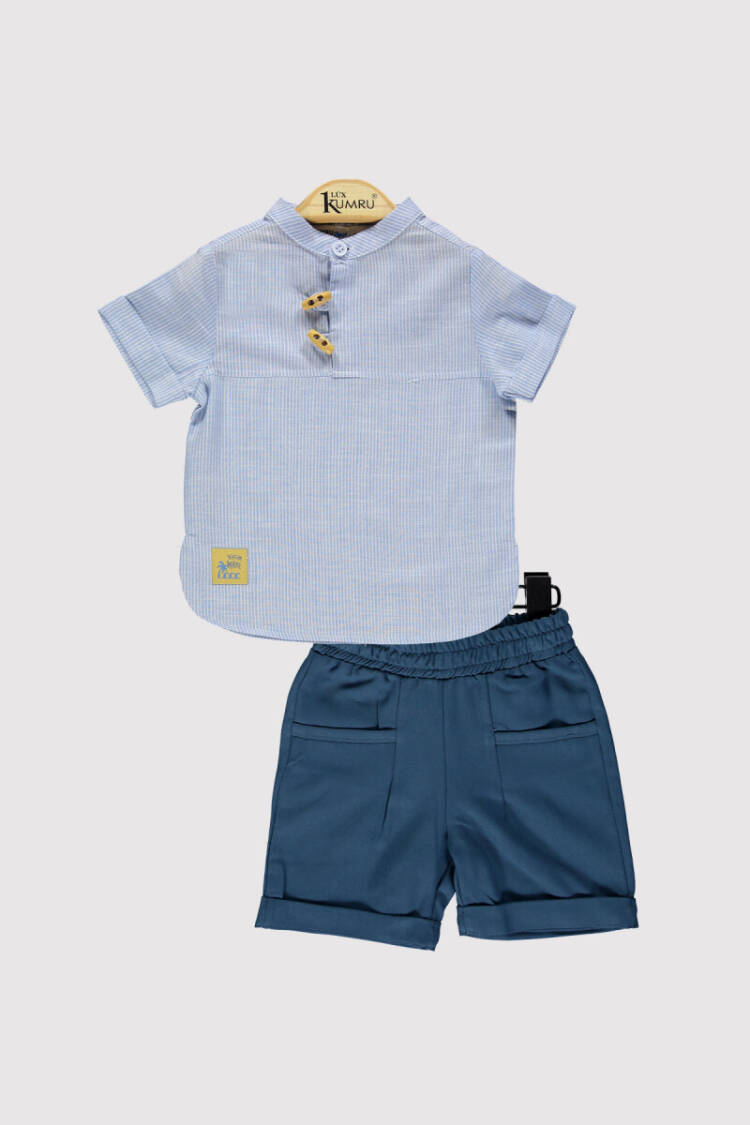 Baby Boy Buttoned Suit 6-18M - Brand: Kumru Bebe - Kids & Baby Clothes Wholesale - Globality Store