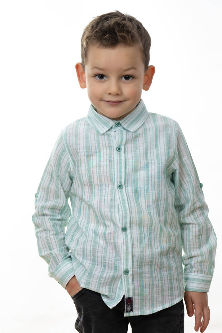 Baby Boy Classic Striped Shirt6-24M - Brand: Timo - Kids & Baby Clothes Wholesale - Globality Store