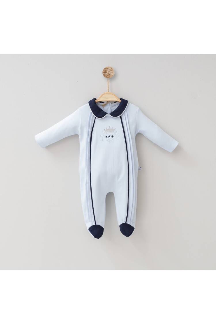Baby Boy King Crown Romper 0-6M - Brand: Miniborn - Kids & Baby Clothes Wholesale - Globality Store