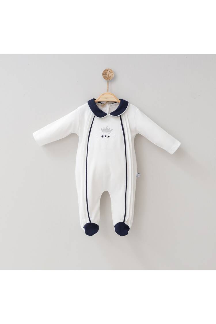 Baby Boy King Crown Romper 0-6M - Brand: Miniborn - Kids & Baby Clothes Wholesale - Globality Store