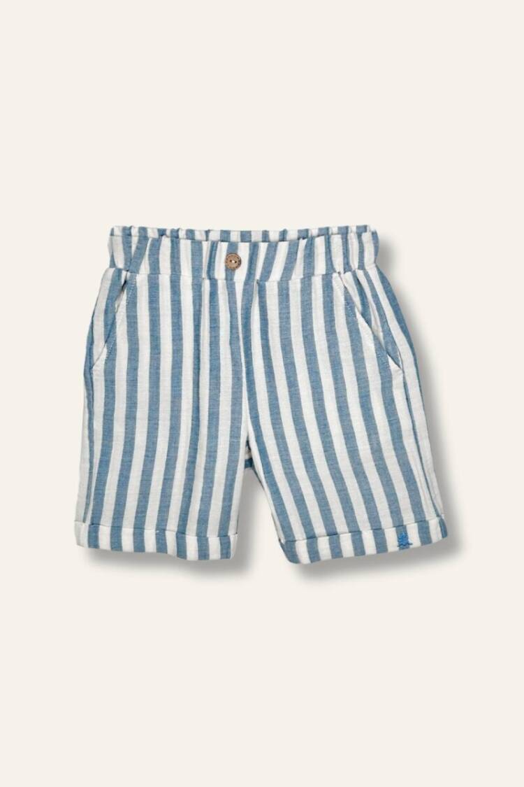 Baby Boy Muslin Shorts 6-24M - Brand: Mininio - Kids & Baby Clothes Wholesale - Globality Store
