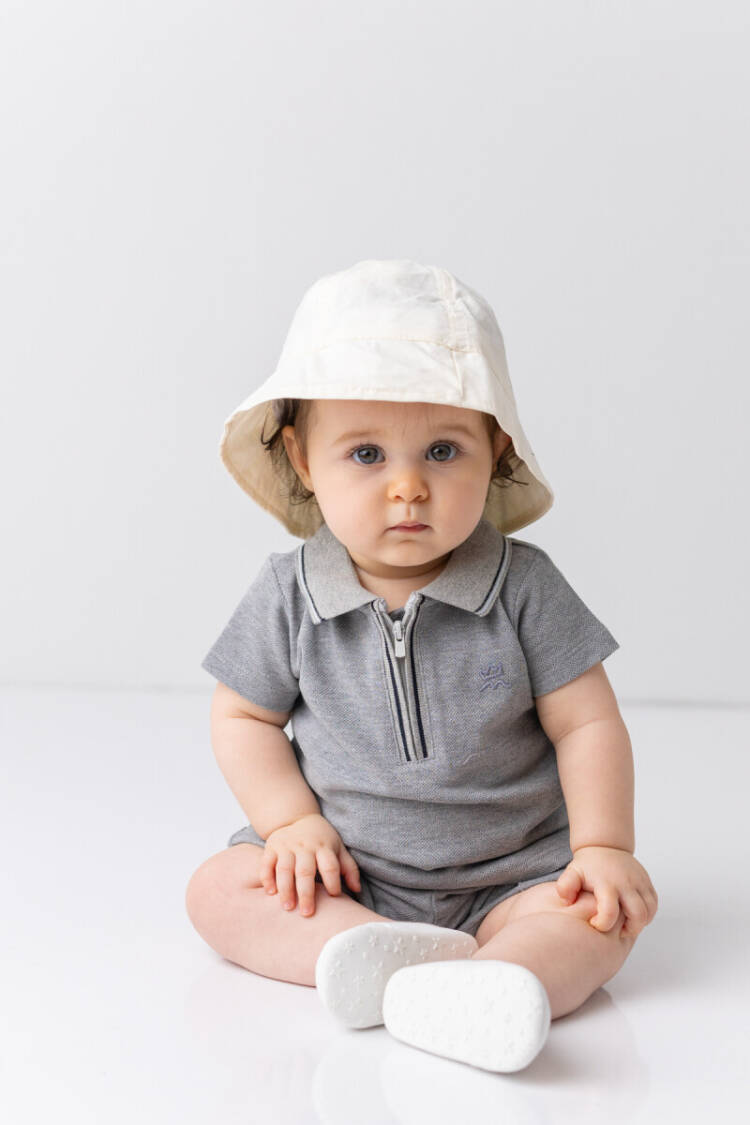 Baby Boy Polo Neck T-Shirt and Shorts Set 6-48M - Brand: Mininio - Kids & Baby Clothes Wholesale - Globality Store