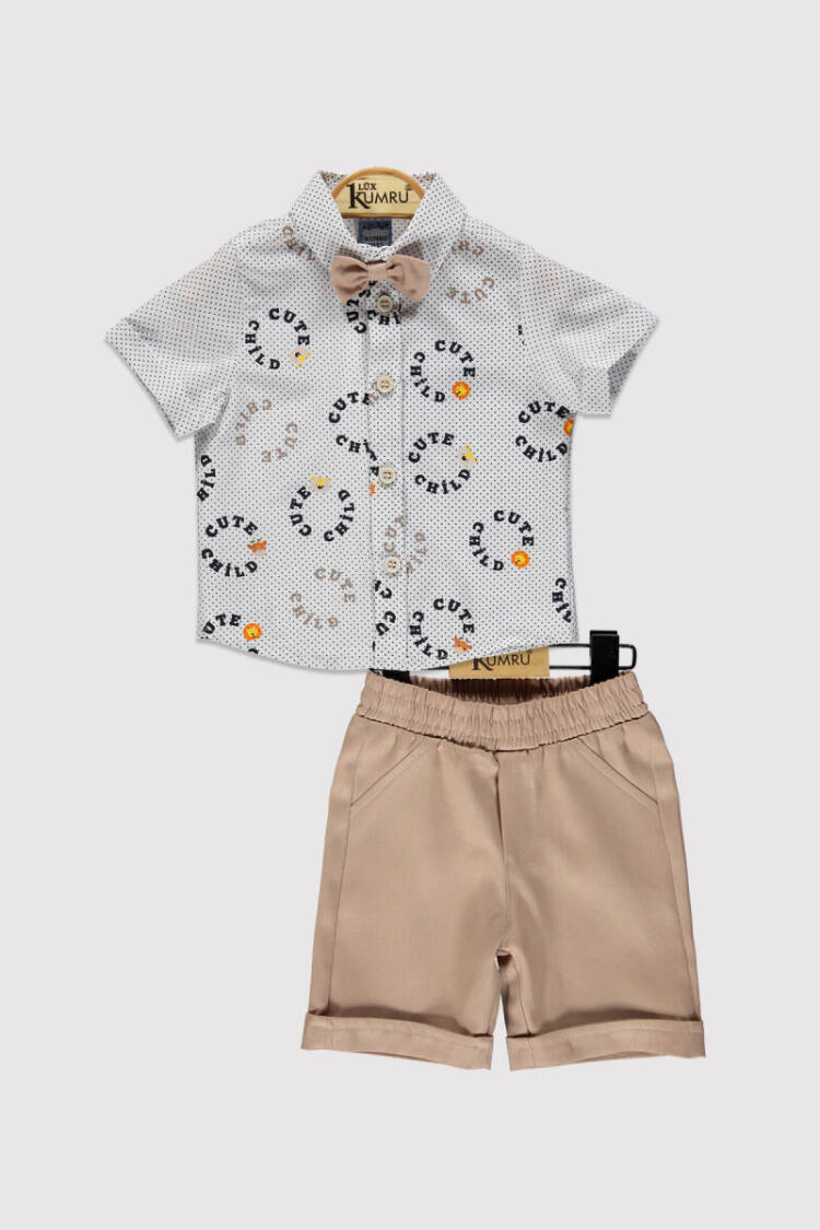 Baby Boy Shirt Set 6-18M - Brand: Kumru Bebe - Kids & Baby Clothes Wholesale - Globality Store