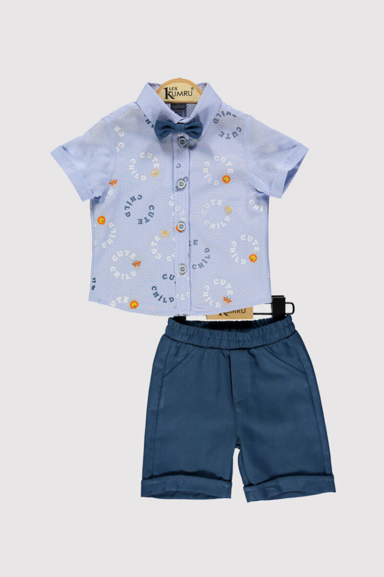 Baby Boy Shirt Set 6-18M - Brand: Kumru Bebe - Kids & Baby Clothes Wholesale - Globality Store