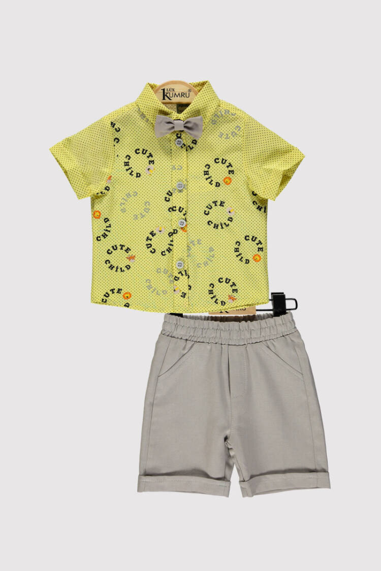 Baby Boy Shirt Set 6-18M - Brand: Kumru Bebe - Kids & Baby Clothes Wholesale - Globality Store