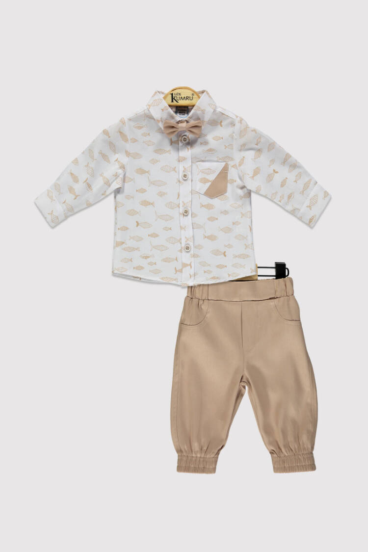 Baby Boy Shirt Set 6-18M - Brand: Kumru Bebe - Kids & Baby Clothes Wholesale - Globality Store