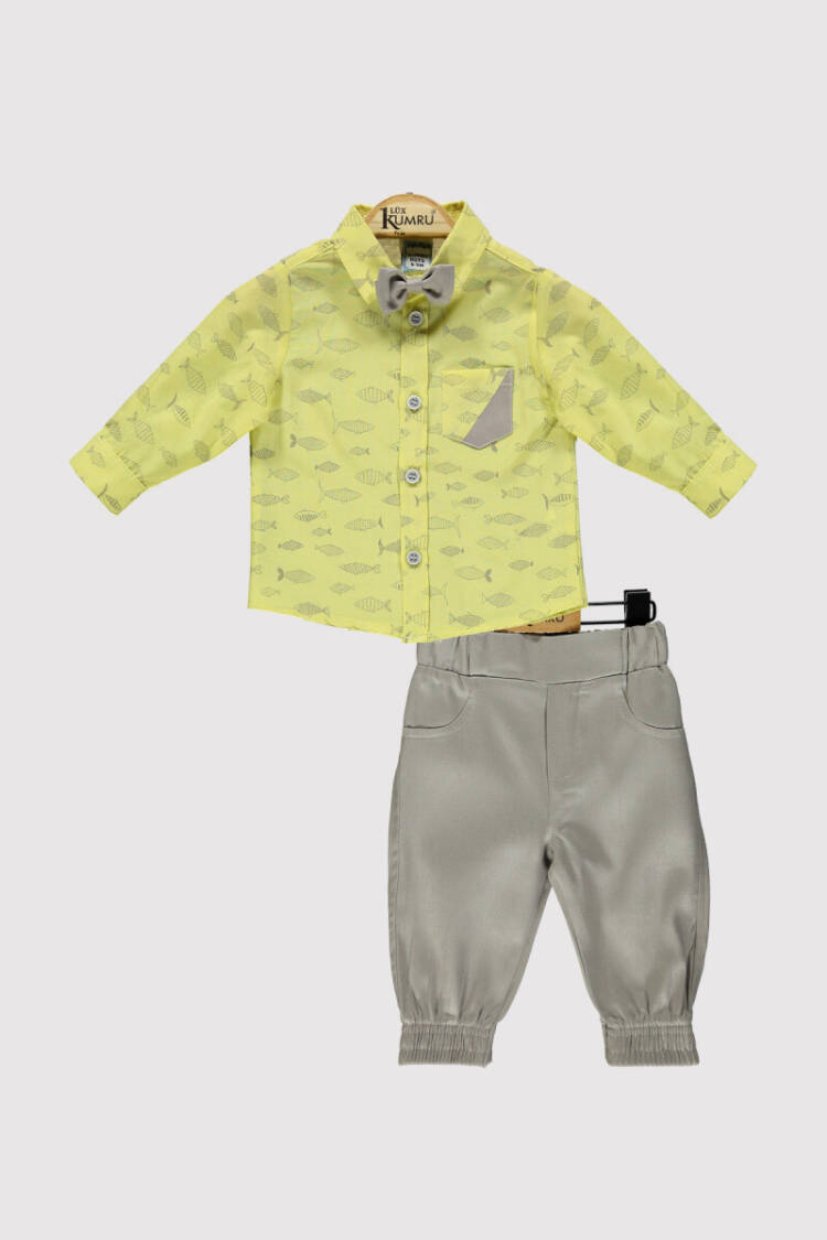Baby Boy Shirt Set 6-18M - Brand: Kumru Bebe - Kids & Baby Clothes Wholesale - Globality Store