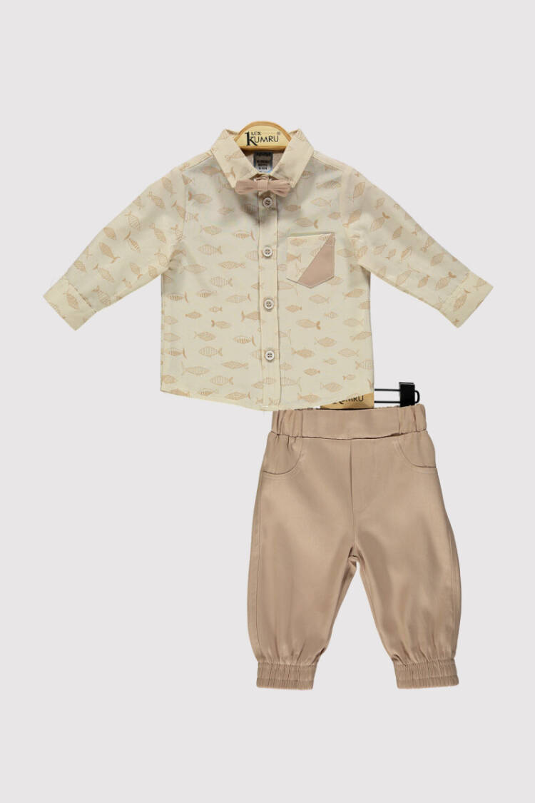 Baby Boy Shirt Set 6-18M - Brand: Kumru Bebe - Kids & Baby Clothes Wholesale - Globality Store