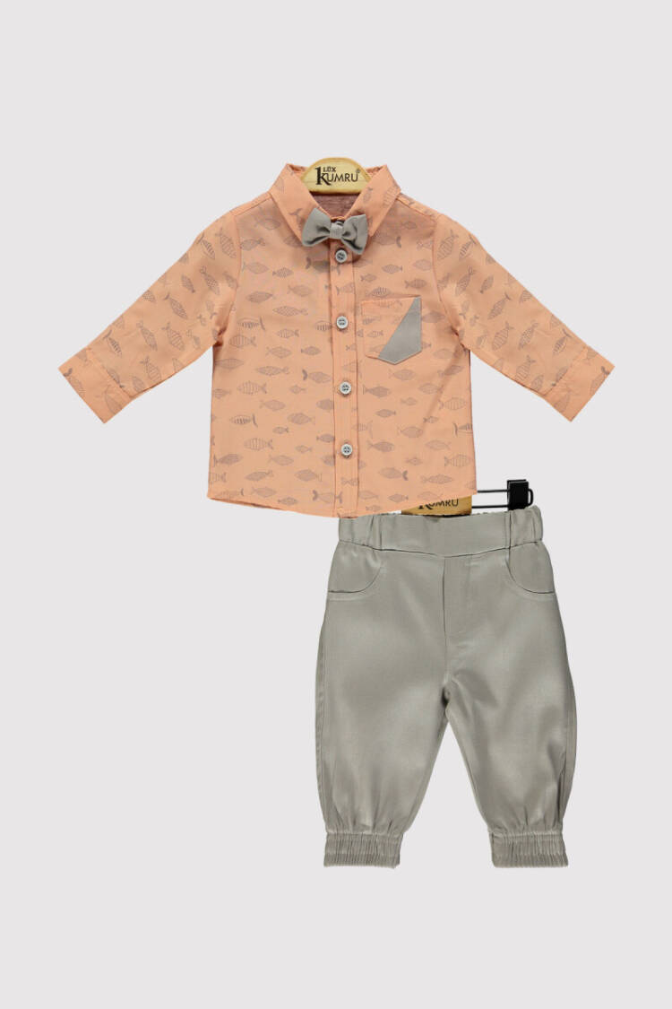 Baby Boy Shirt Set 6-18M - Brand: Kumru Bebe - Kids & Baby Clothes Wholesale - Globality Store