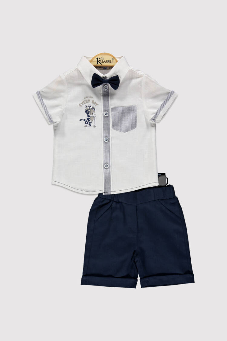 Baby Boy Shirt Set 6-18M - Brand: Kumru Bebe - Kids & Baby Clothes Wholesale - Globality Store