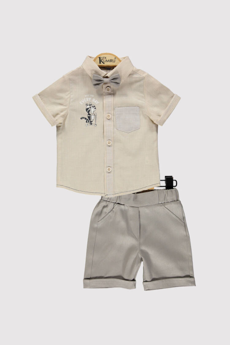 Baby Boy Shirt Set 6-18M - Brand: Kumru Bebe - Kids & Baby Clothes Wholesale - Globality Store