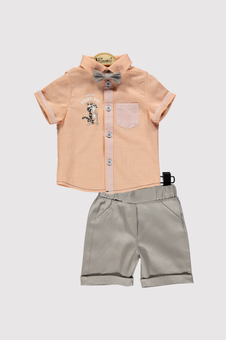 Baby Boy Shirt Set 6-18M - Brand: Kumru Bebe - Kids & Baby Clothes Wholesale - Globality Store