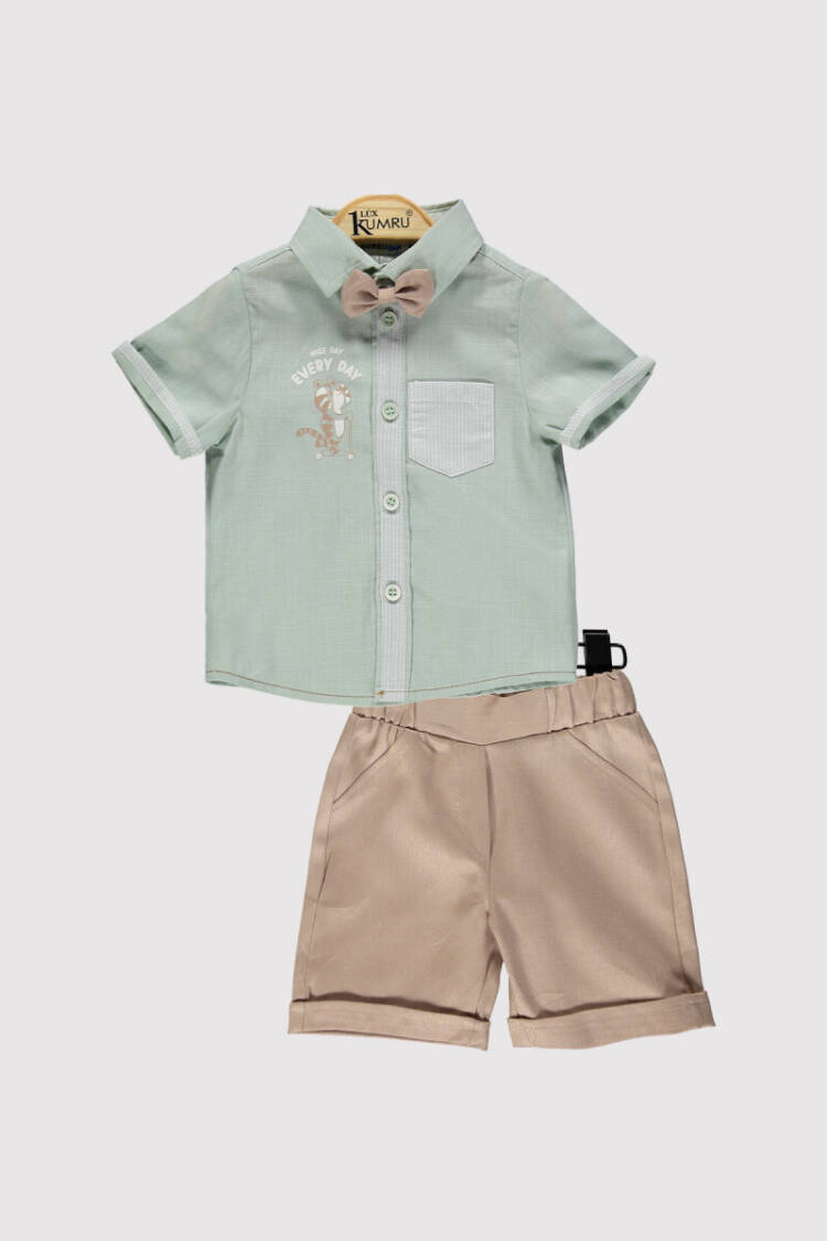 Baby Boy Shirt Set 6-18M - Brand: Kumru Bebe - Kids & Baby Clothes Wholesale - Globality Store