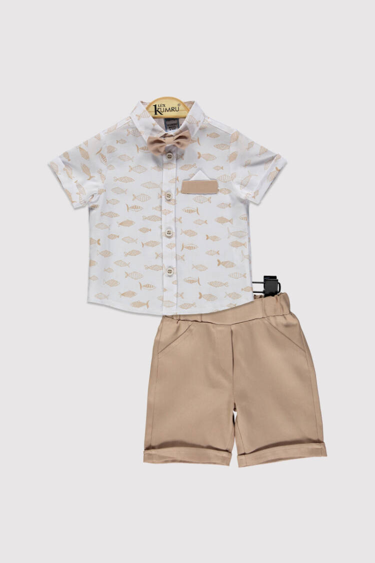 Baby Boy Shorts Set 6-18M - Brand: Kumru Bebe - Kids & Baby Clothes Wholesale - Globality Store