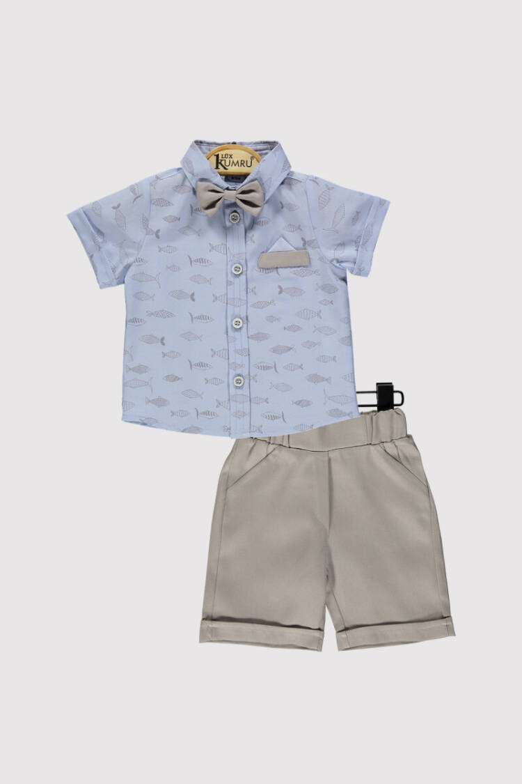 Baby Boy Shorts Set 6-18M - Brand: Kumru Bebe - Kids & Baby Clothes Wholesale - Globality Store