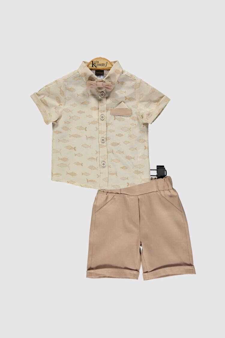 Baby Boy Shorts Set 6-18M - Brand: Kumru Bebe - Kids & Baby Clothes Wholesale - Globality Store