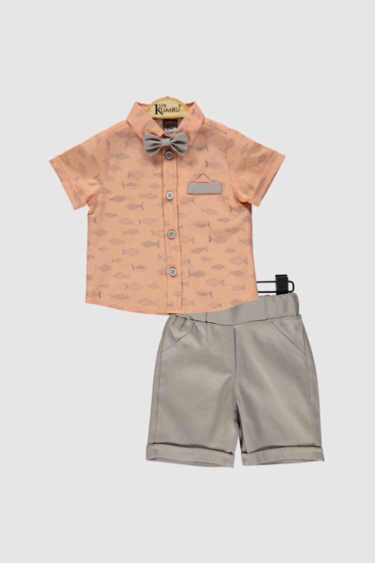 Baby Boy Shorts Set 6-18M - Brand: Kumru Bebe - Kids & Baby Clothes Wholesale - Globality Store