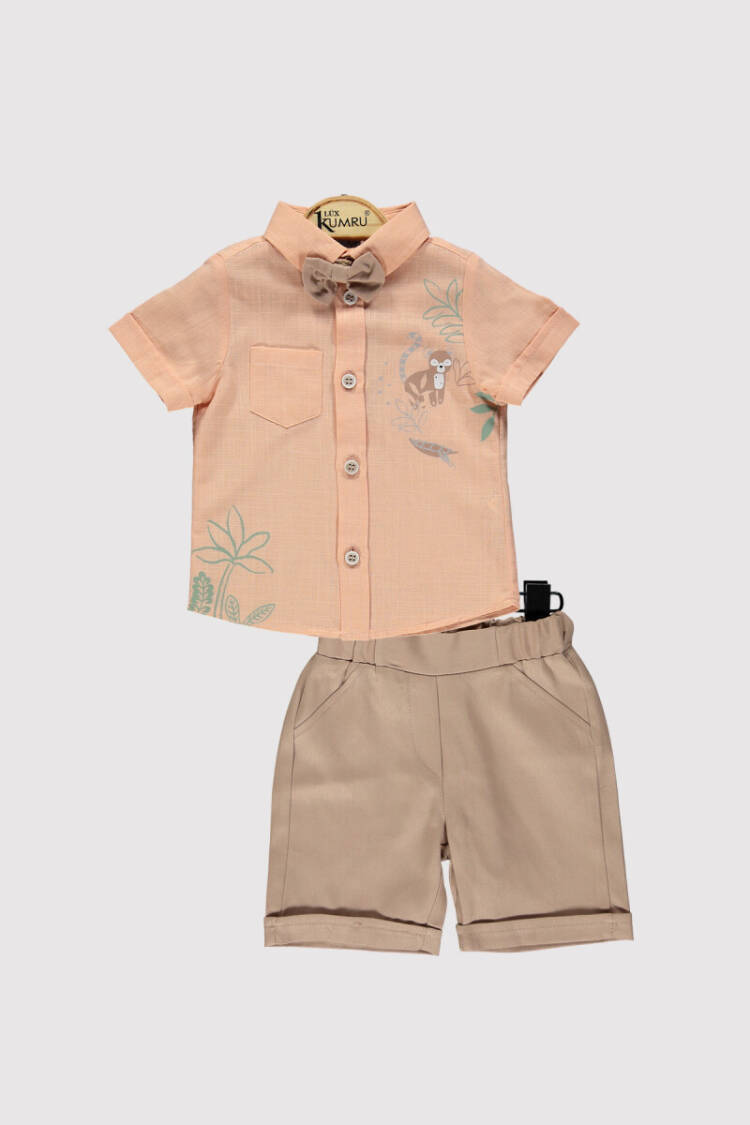Baby Boys Tropical Shirt Set 6-18M - Brand: Kumru Bebe - Kids & Baby Clothes Wholesale - Globality Store