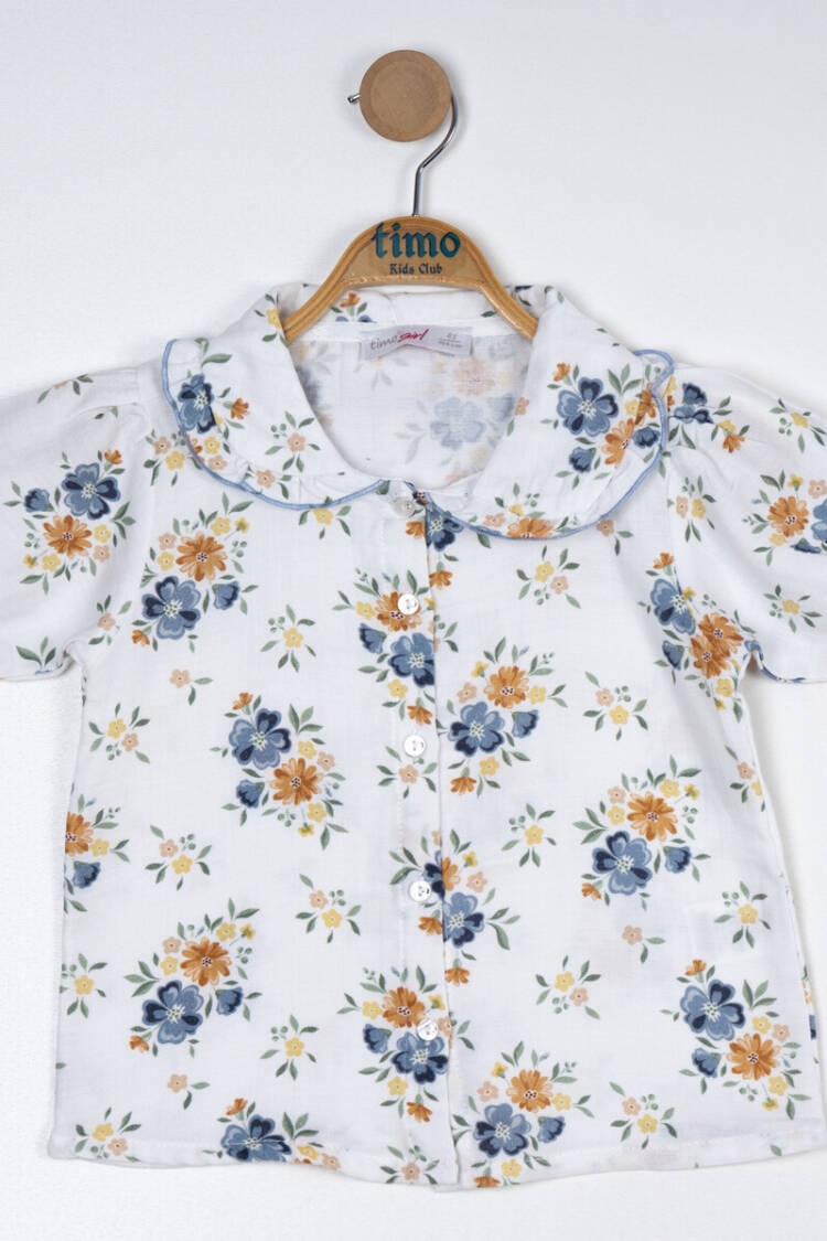 Baby Collar Blouse 6-24M - Brand: Timo - Kids & Baby Clothes Wholesale - Globality Store