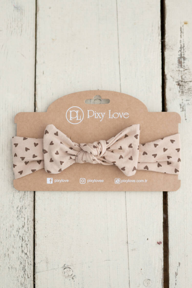 Baby Girl Bandana Poa Bow Heart 0-36M - Brand: Pixy Love - Kids & Baby Clothes Wholesale - Globality Store