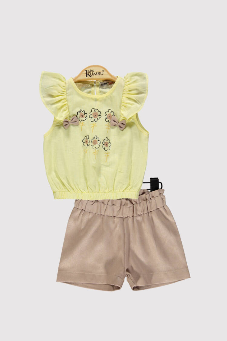 Baby Girl Daisy Printed Set 6-18M - Brand: Kumru Bebe - Kids & Baby Clothes Wholesale - Globality Store