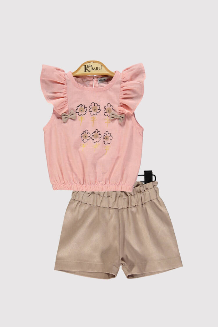 Baby Girl Daisy Printed Set 6-18M - Brand: Kumru Bebe - Kids & Baby Clothes Wholesale - Globality Store
