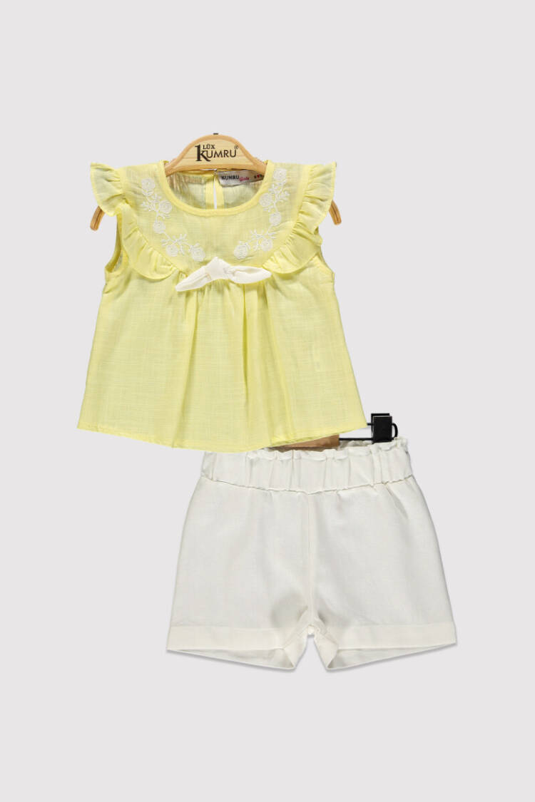 Baby Girl Embroidered Front Set 6-18M - Brand: Kumru Bebe - Kids & Baby Clothes Wholesale - Globality Store