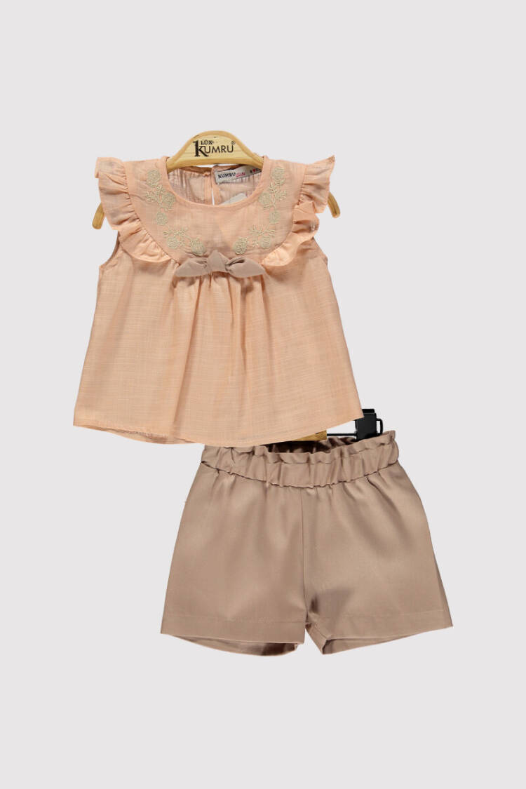 Baby Girl Embroidered Front Set 6-18M - Brand: Kumru Bebe - Kids & Baby Clothes Wholesale - Globality Store
