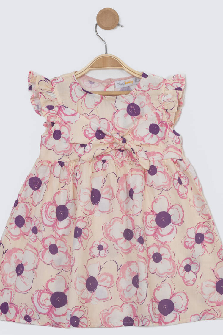 Baby Girl Lace Detail Dress 6-24M - Brand: Timo - Kids & Baby Clothes Wholesale - Globality Store