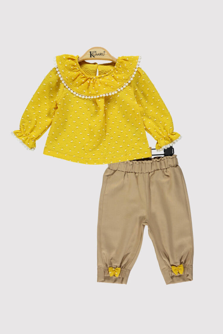 Baby Girl Lace Set 6-18M - Brand: Kumru Bebe - Kids & Baby Clothes Wholesale - Globality Store