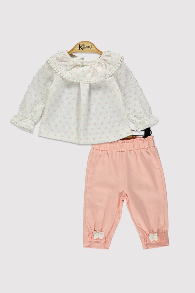 Baby Girl Lace Set 6-18M - Brand: Kumru Bebe - Kids & Baby Clothes Wholesale - Globality Store
