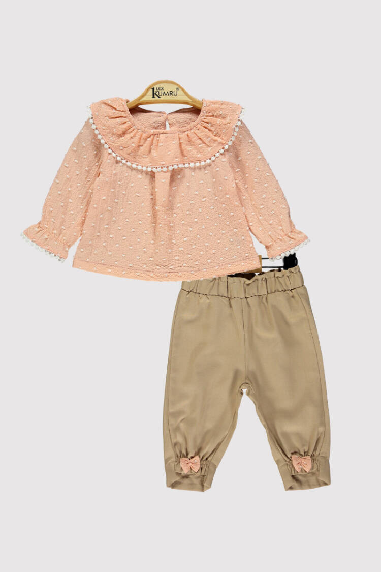 Baby Girl Lace Set 6-18M - Brand: Kumru Bebe - Kids & Baby Clothes Wholesale - Globality Store