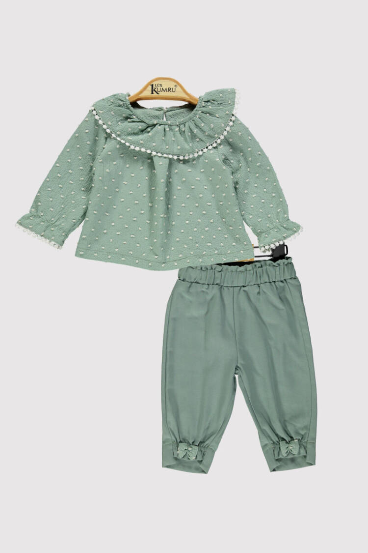 Baby Girl Lace Set 6-18M - Brand: Kumru Bebe - Kids & Baby Clothes Wholesale - Globality Store