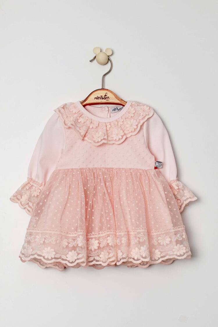 Baby Girl Marinella Dress 0-12M - Brand: Miniborn - Kids & Baby Clothes Wholesale - Globality Store