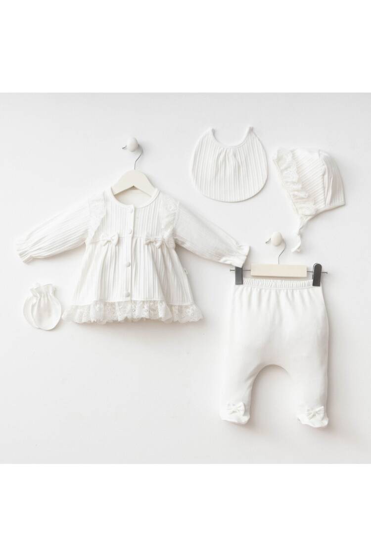 Baby Girl Moalisa Girl 5 Piece Set 0-1M - Brand: Minizeyn - Kids & Baby Clothes Wholesale - Globality Store