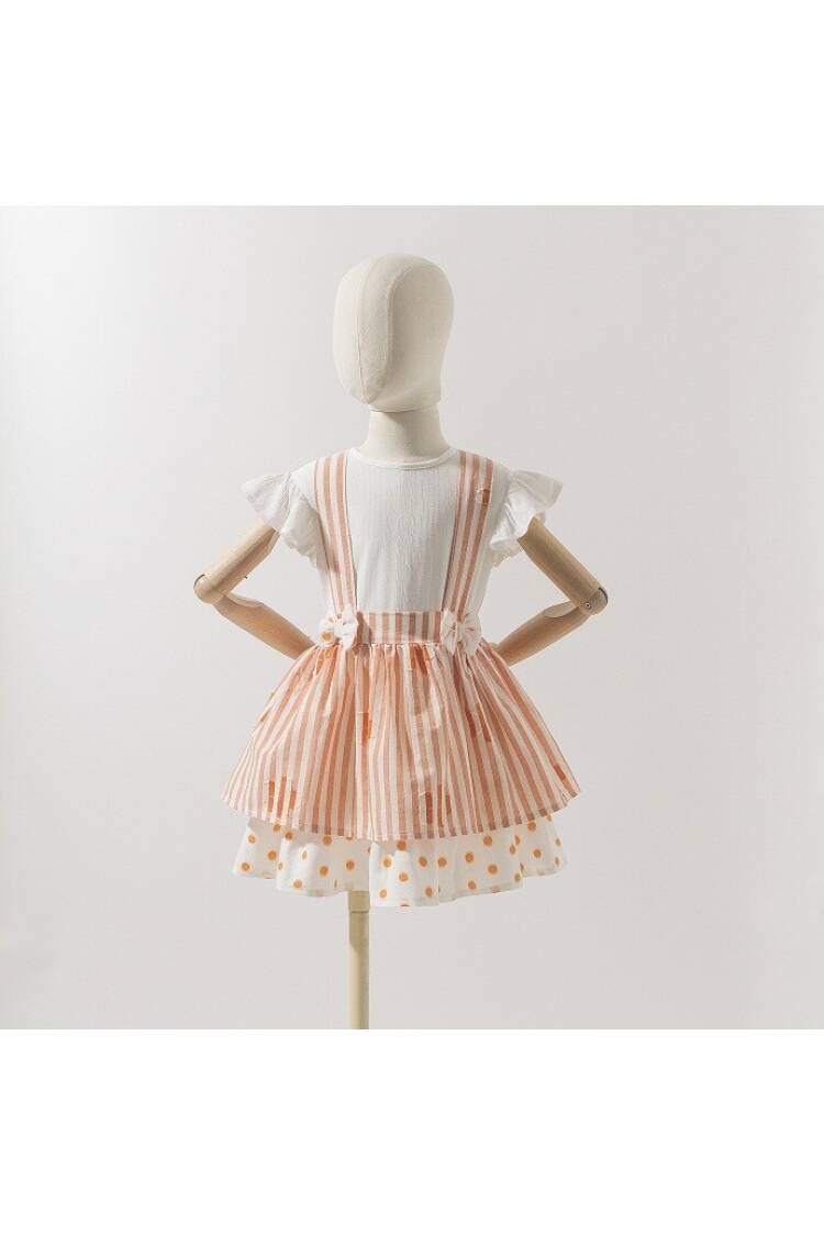 Baby Girl Overalls with Striped 6-18M - Brand: Wecan - Kids & Baby Clothes Wholesale - Globality Store