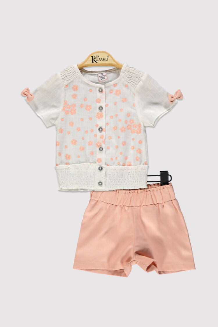 Baby Girl Printed Set 6-18M - Brand: Kumru Bebe - Kids & Baby Clothes Wholesale - Globality Store
