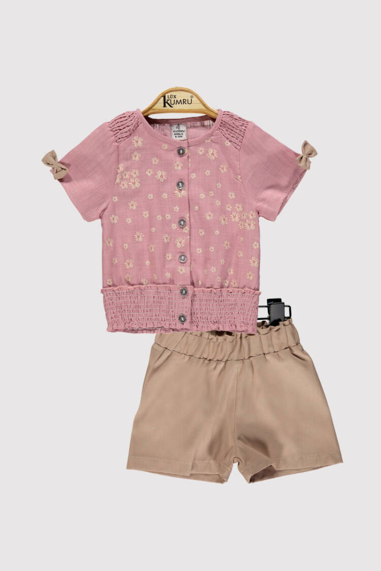 Baby Girl Printed Set 6-18M - Brand: Kumru Bebe - Kids & Baby Clothes Wholesale - Globality Store