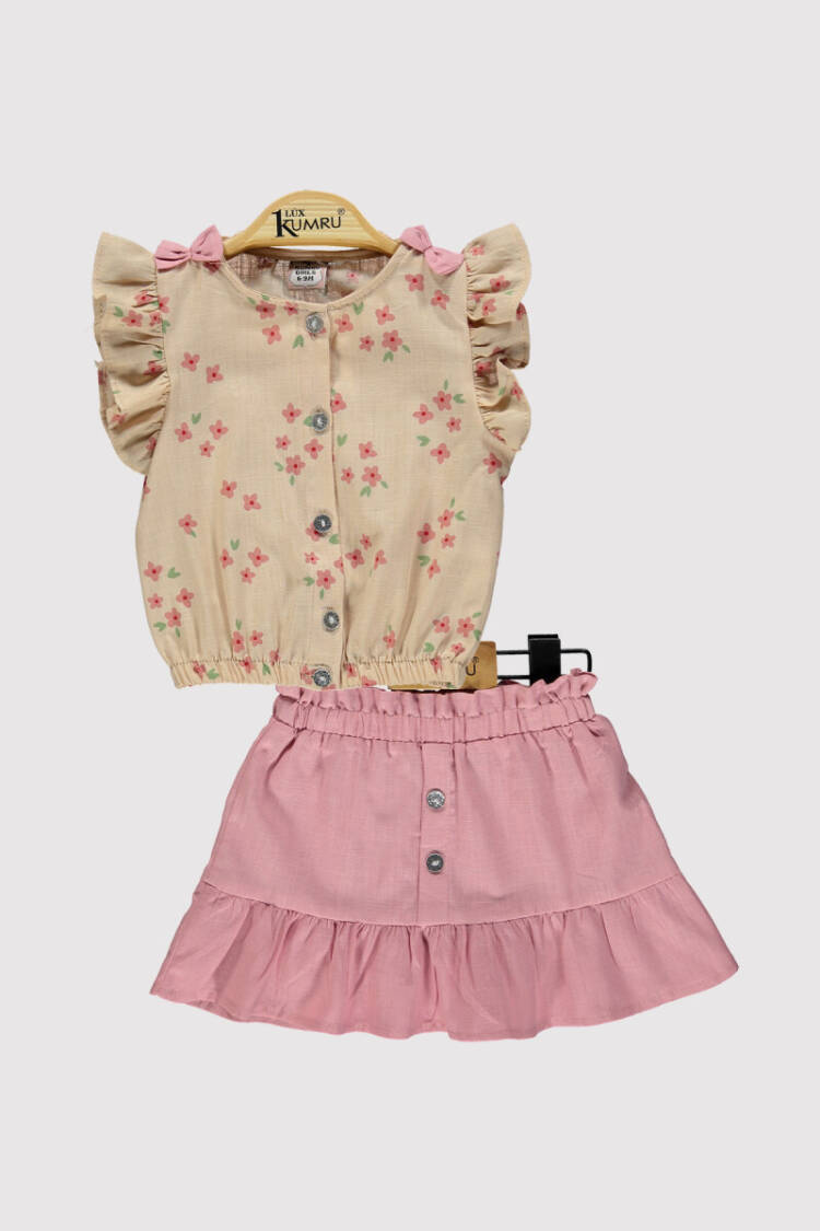 Baby Girl Shirt Daisy Set 6-18M - Brand: Kumru Bebe - Kids & Baby Clothes Wholesale - Globality Store