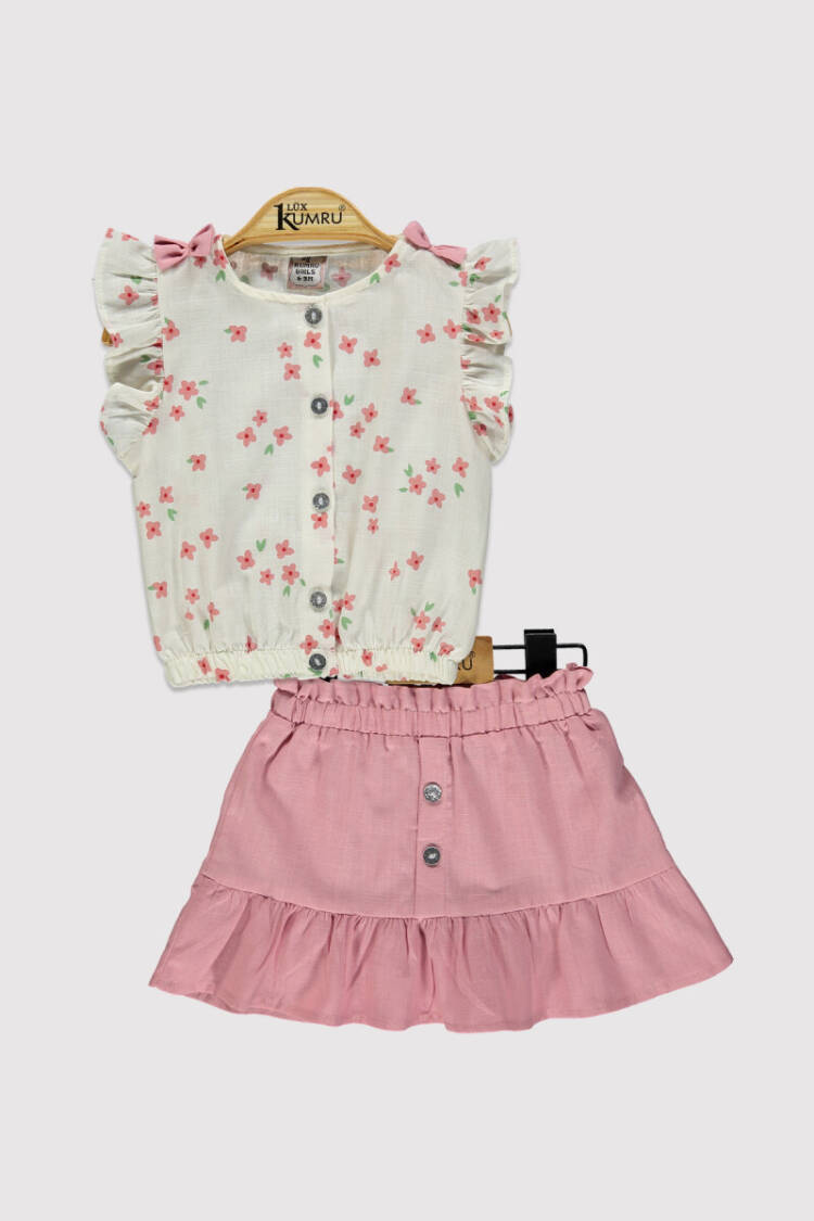 Baby Girl Shirt Daisy Set 6-18M - Brand: Kumru Bebe - Kids & Baby Clothes Wholesale - Globality Store