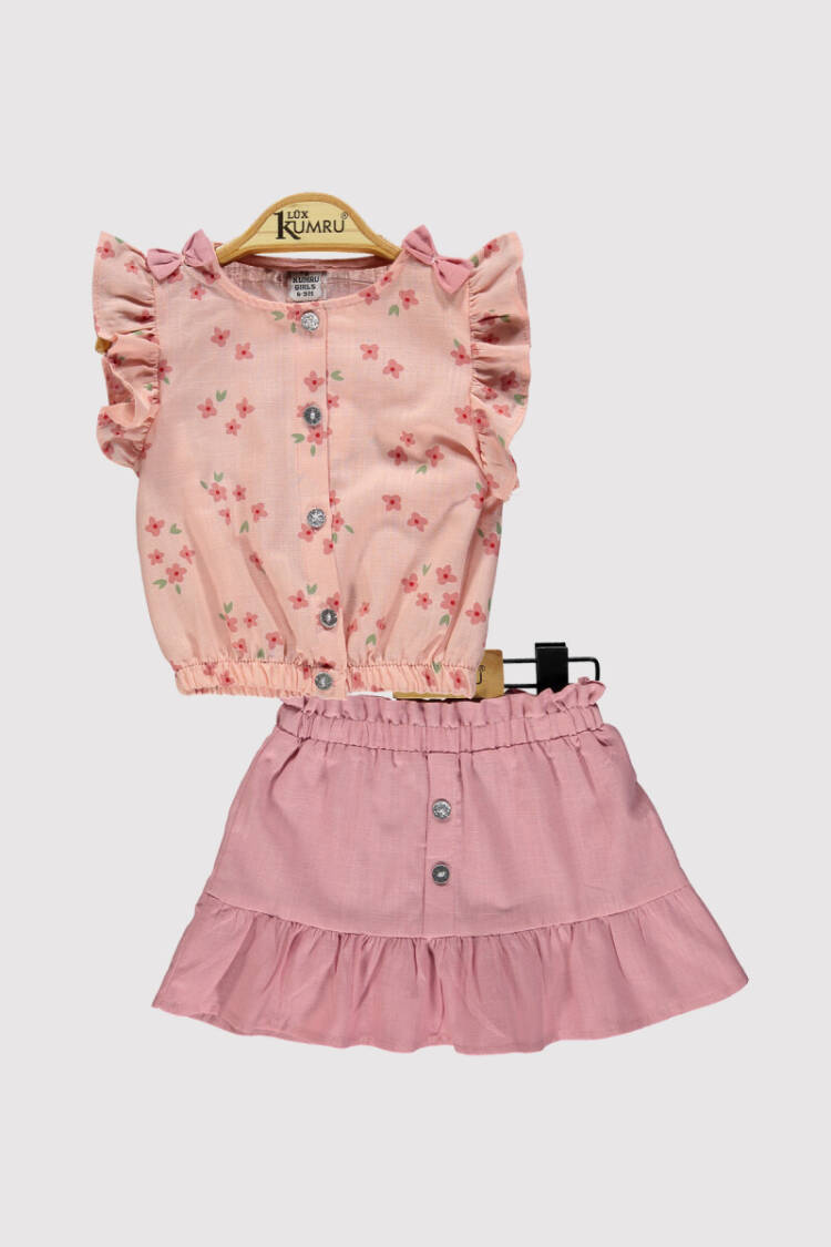 Baby Girl Shirt Daisy Set 6-18M - Brand: Kumru Bebe - Kids & Baby Clothes Wholesale - Globality Store