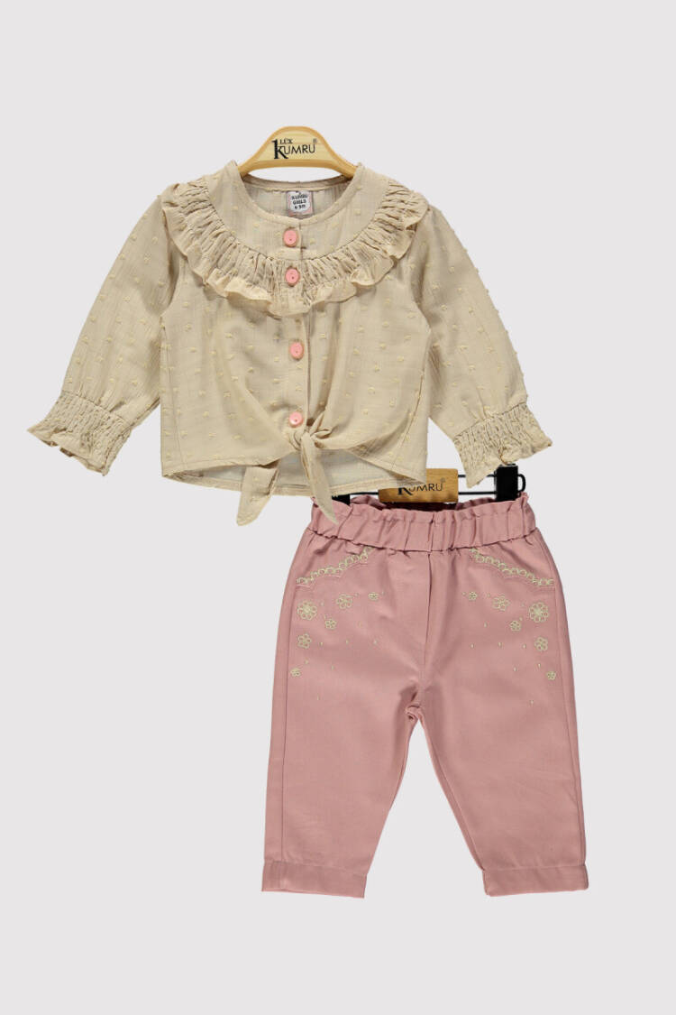 Baby Girl Shirt Set 6-18M - Brand: Kumru Bebe - Kids & Baby Clothes Wholesale - Globality Store