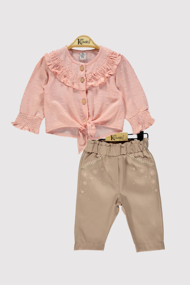 Baby Girl Shirt Set 6-18M - Brand: Kumru Bebe - Kids & Baby Clothes Wholesale - Globality Store