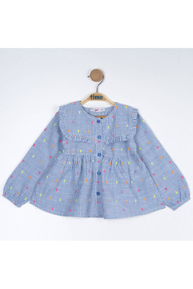Baby Girl Square Neck Blouse 6-24M - Brand: Timo - Kids & Baby Clothes Wholesale - Globality Store