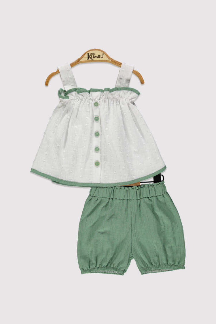 Baby Girl Suspender Set 6-18M - Brand: Kumru Bebe - Kids & Baby Clothes Wholesale - Globality Store