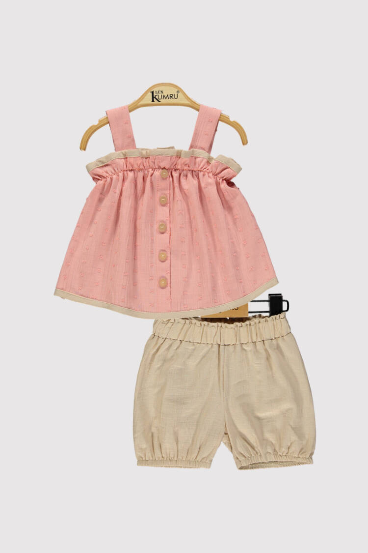 Baby Girl Suspender Set 6-18M - Brand: Kumru Bebe - Kids & Baby Clothes Wholesale - Globality Store
