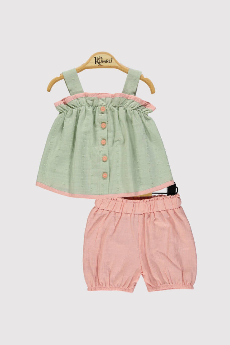 Baby Girl Suspender Set 6-18M - Brand: Kumru Bebe - Kids & Baby Clothes Wholesale - Globality Store