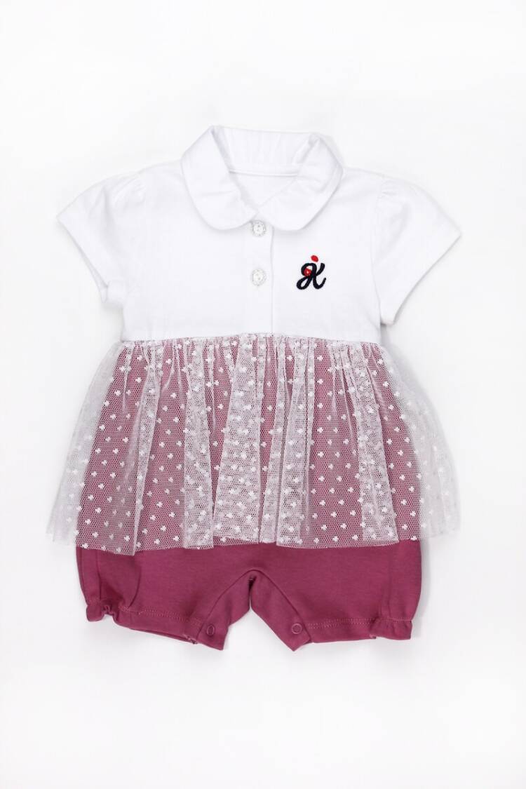 Baby Rompers with Tulle 3-12M - Brand: Kidexs - Kids & Baby Clothes Wholesale - Globality Store