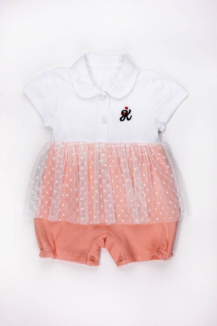 Baby Rompers with Tulle 3-12M - Brand: Kidexs - Kids & Baby Clothes Wholesale - Globality Store